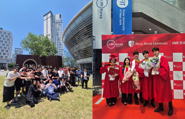 Students and Founding Chair Prof. Hong, Spring 2026 / The First ECE Graduating Class, Spring 2026